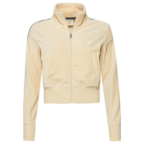 Superdry Γυναικεία ζακέτα Code S Logo Velour Track Top